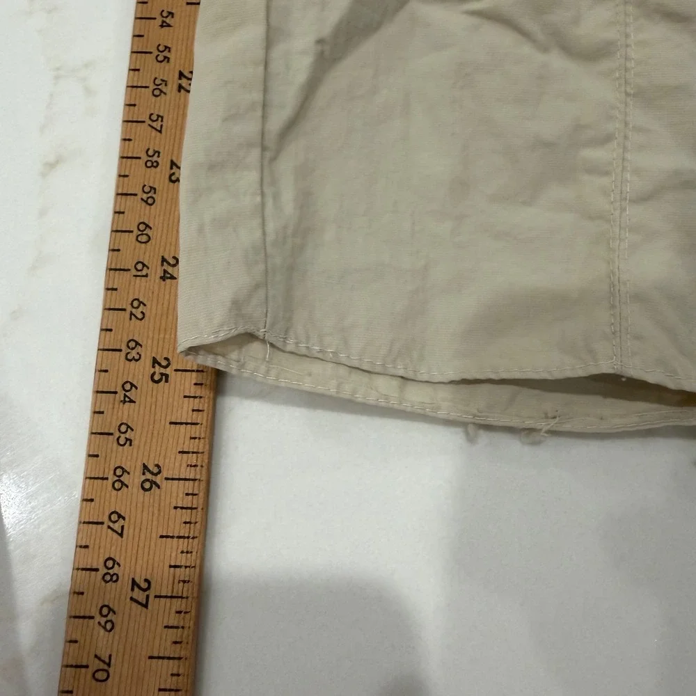 Wilo The Label Womens Mesh Lined Track Pants Sand Beige Elastic Waist XS